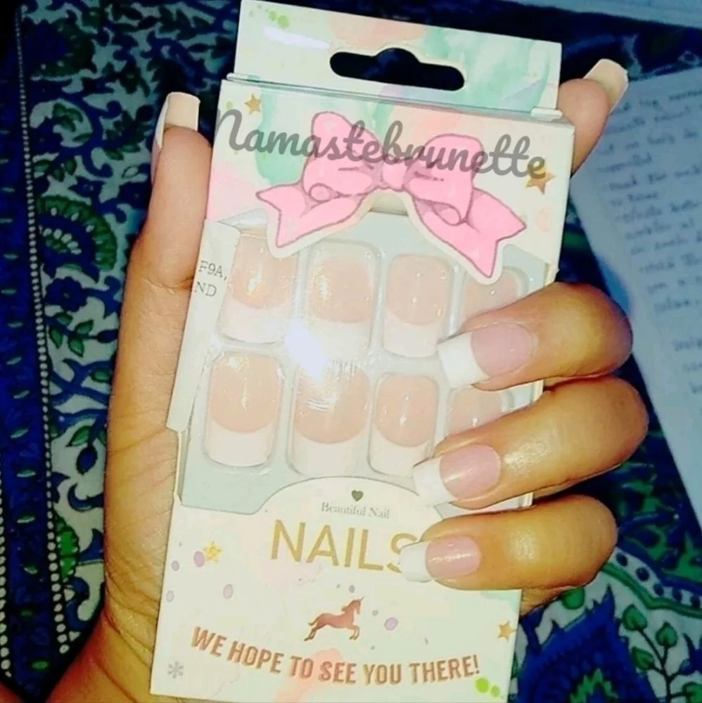 2/$16 French Manicure Press On Nails